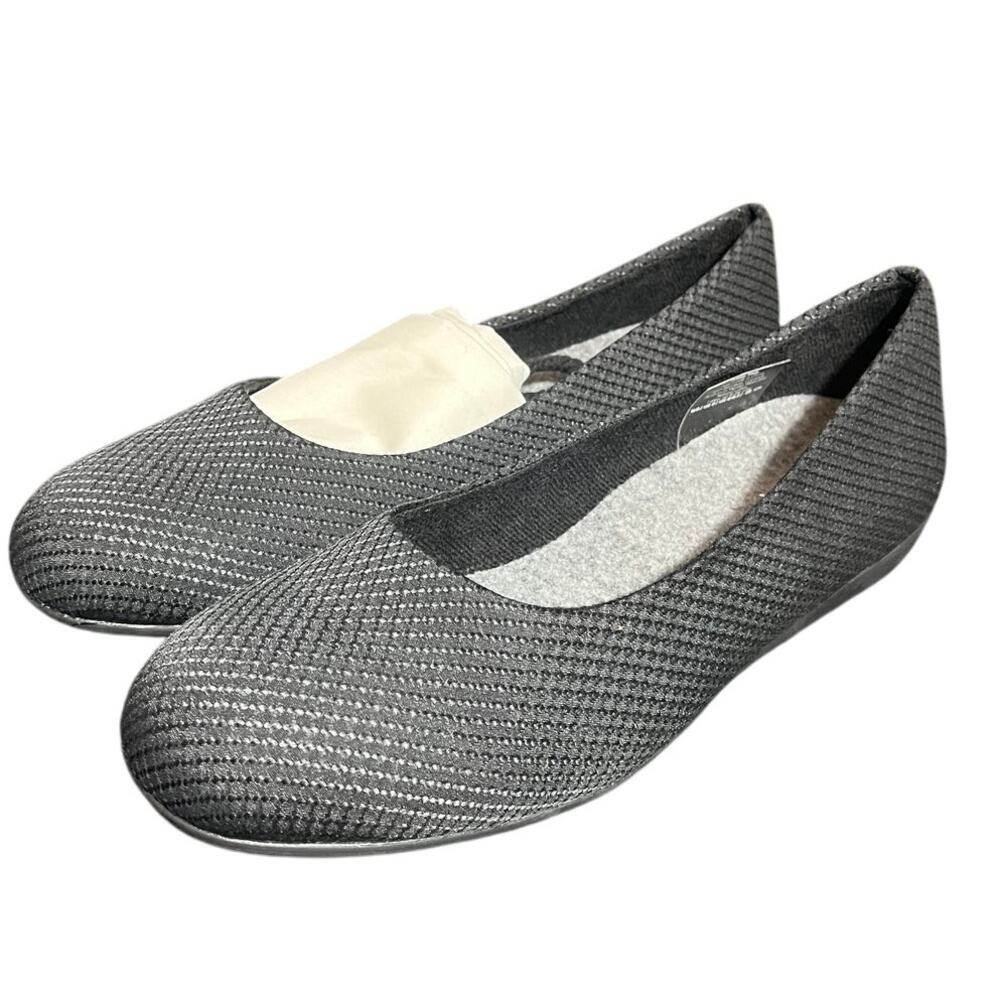 NEW Baubax black dressy‎ flats women’s size US 9 career workwear office date